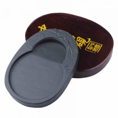 特价包邮6寸砚台 文房四宝歙砚台 墨盒学生砚罗纹砚 毛笔书法国画