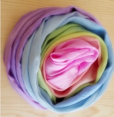 纯植物染料手工染色丝绸